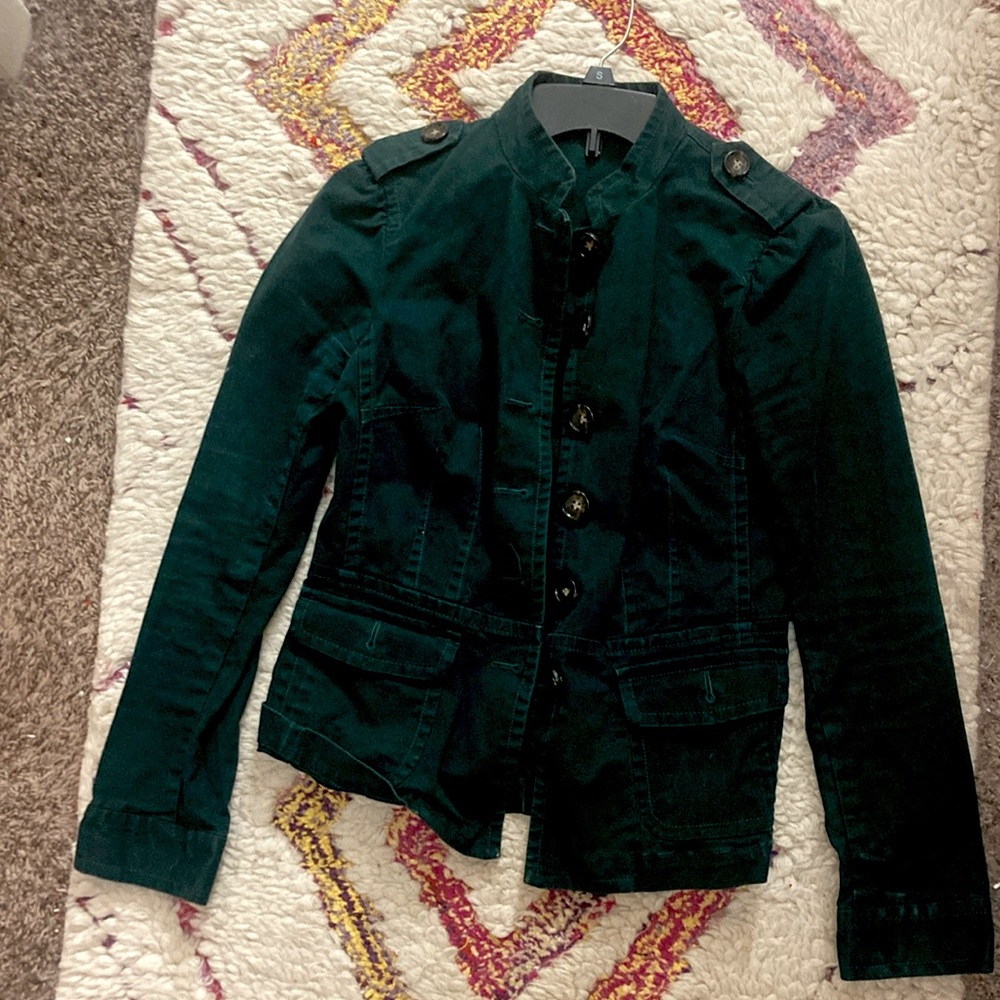 Talbot’s Military Style Green Army Jacket